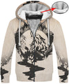 Round Nature Wolf 3D Hoodie - Native American Pride Shop