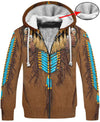 Brown Native Pattern - Welcome Native Spirit