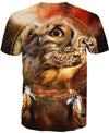 Owl Eyes 3D Hoodie - Native American Pride Shop