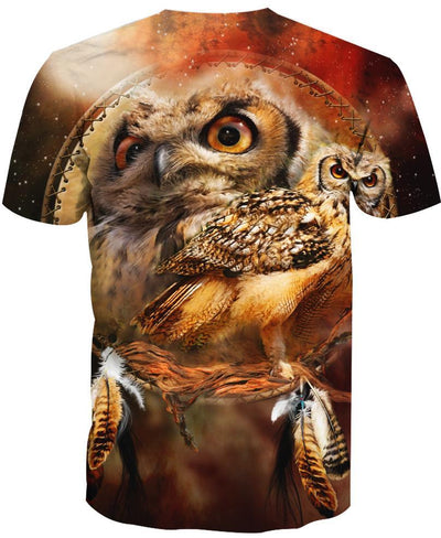 Owl Eyes 3D Hoodie - Native American Pride Shop