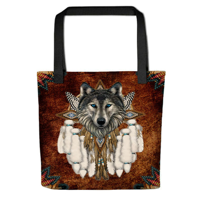Wolf Native American Tote bag WCS