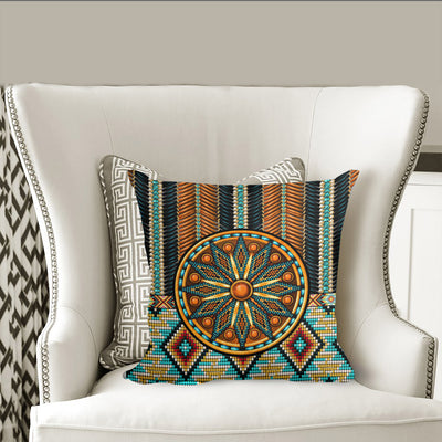 Pattern Beautiful Native American Pillow Cover WCS