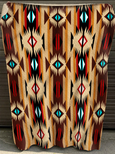 Pattern Cultural Fleece Blanket WCS