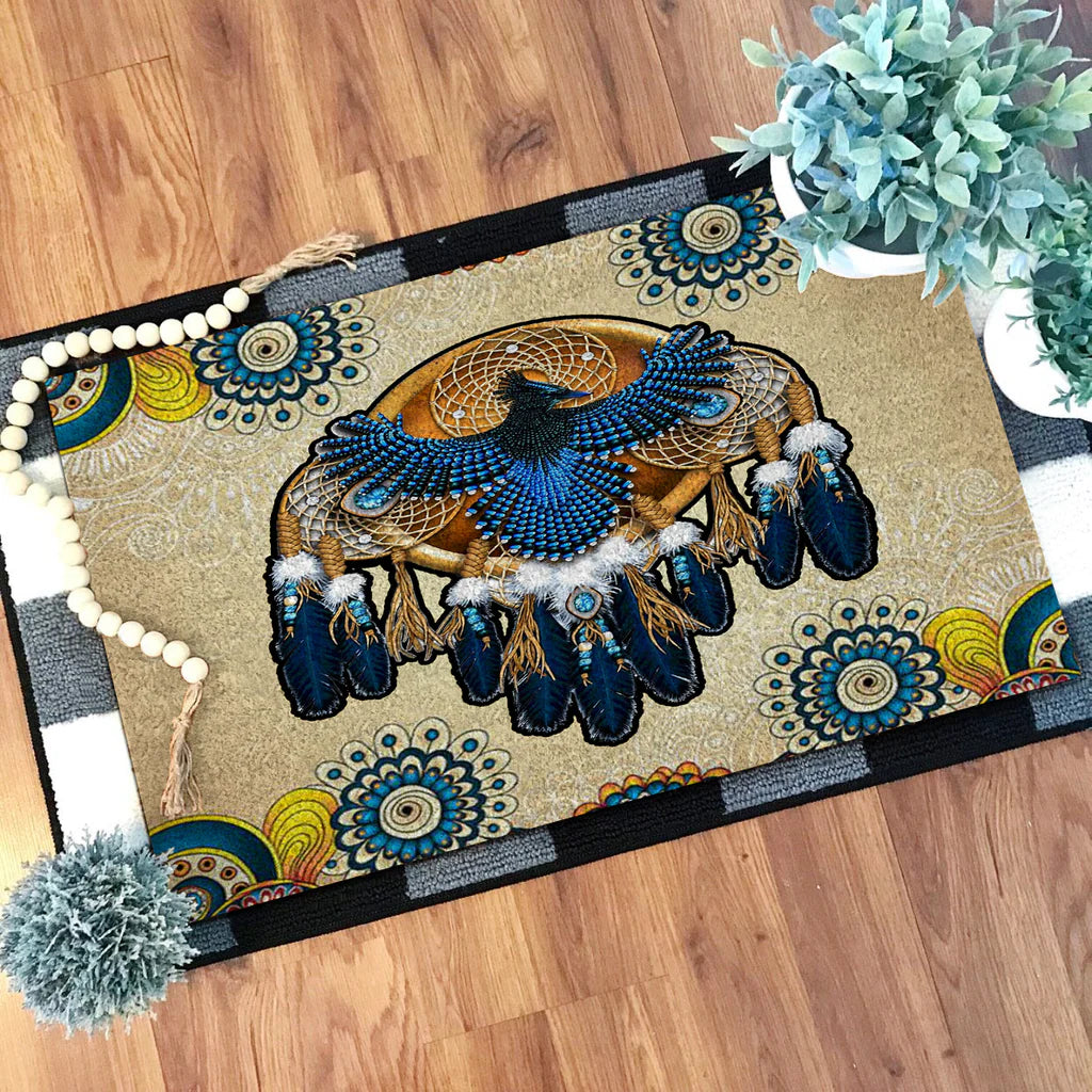 Blue Thunderbird Native Doormat