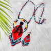 Indigenous Women Pattern Beaded Handmade Earrings For Women