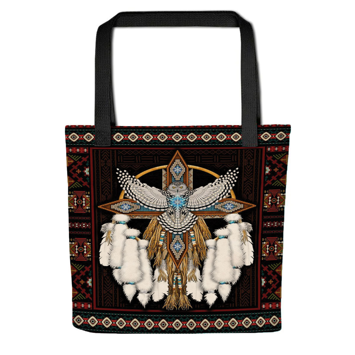 Owl Native American Tote bag WCS