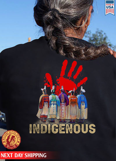 Indigenous Woman Together Native American MMIW Back T-Shirt/Hoodie/Sweatshirt