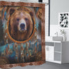 Brown Bear Dreamcatcher Native American Shower Curtains WCS