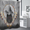 Wolf Native American Shower Curtains WCS