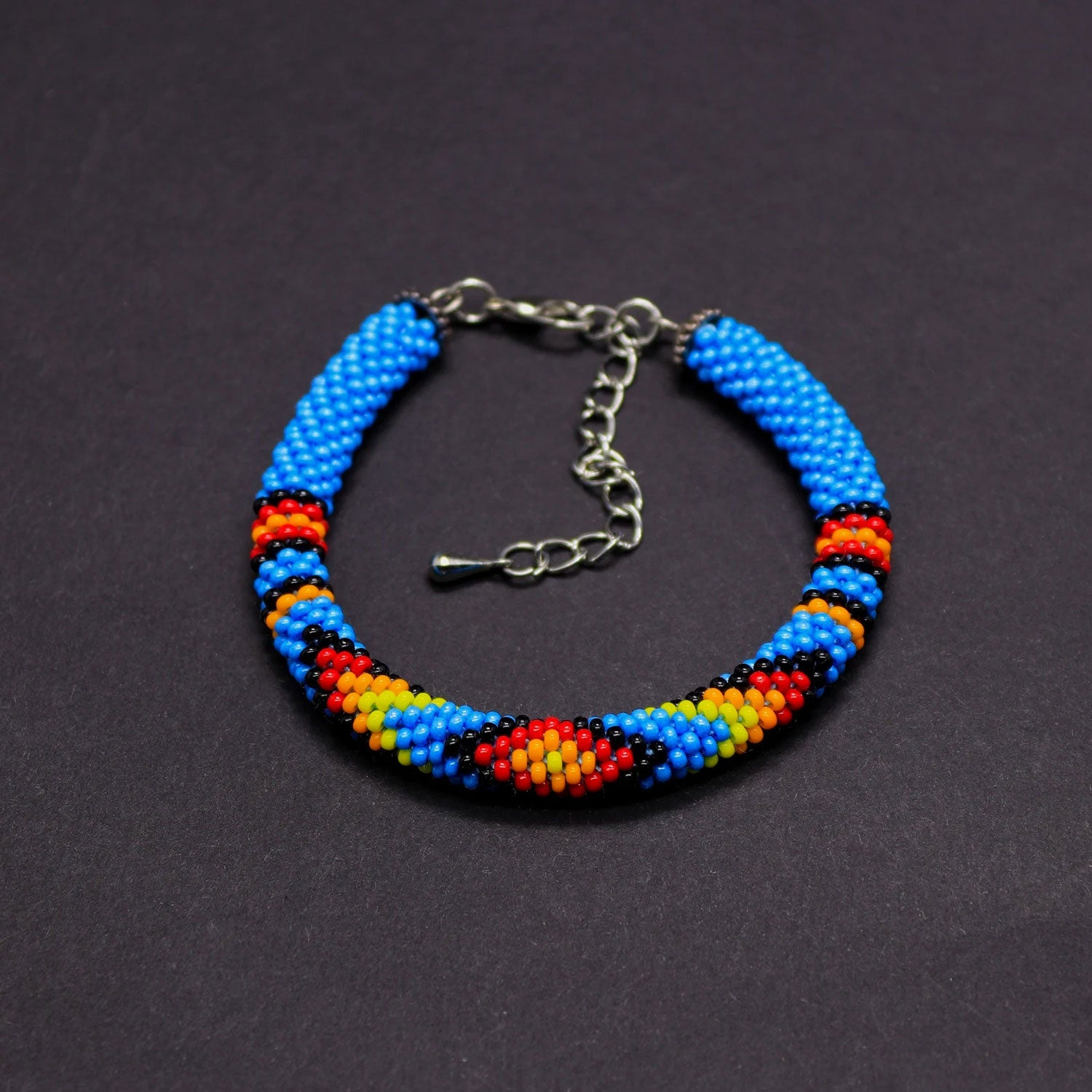 SALE 50% OFF - Native Americans Inspired Beaded Handmade Bracelet