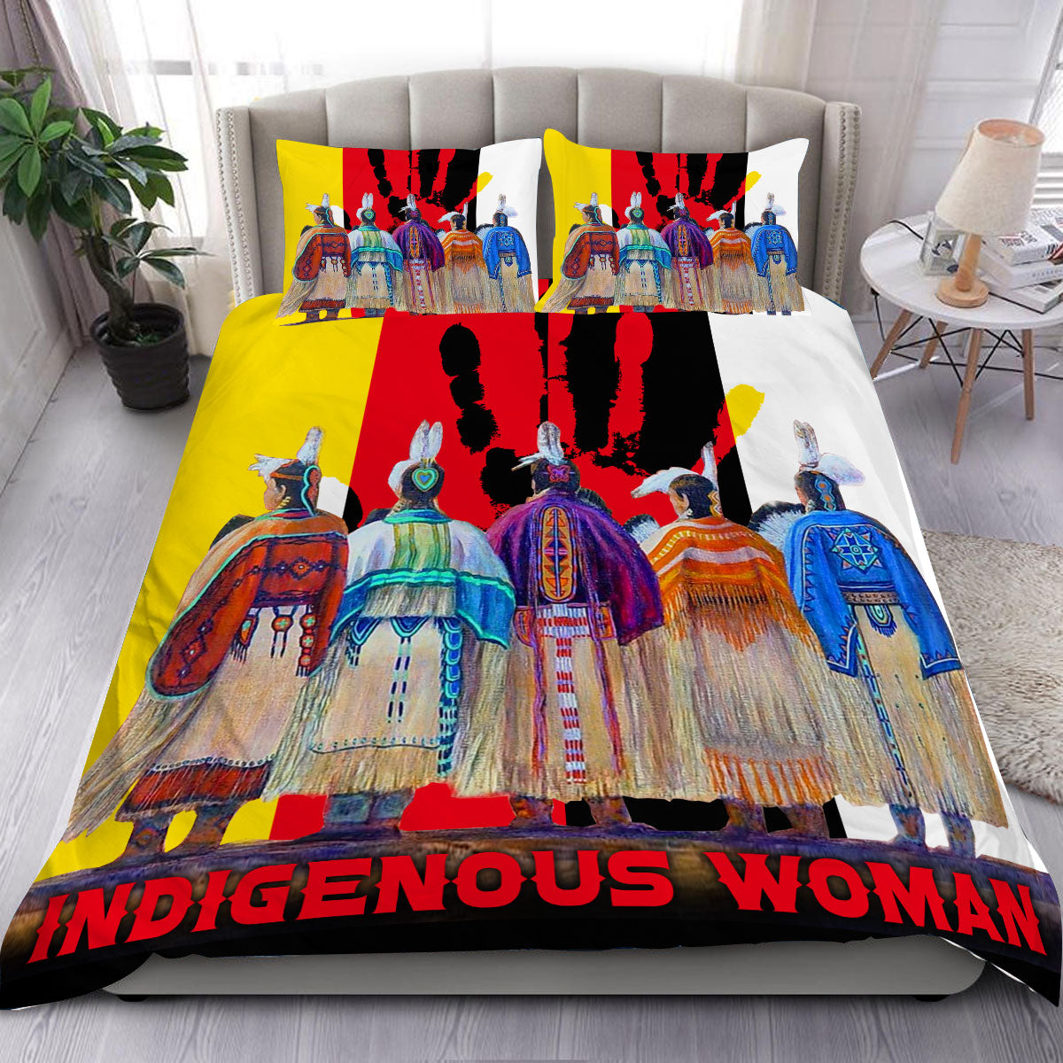 Indigenous 3D All Native American Bedding Set WCS