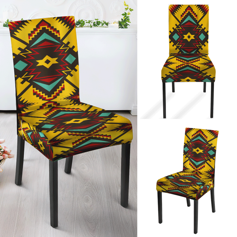 Yellow Tribe Design Native American Tablecloth - Chair cover WCS