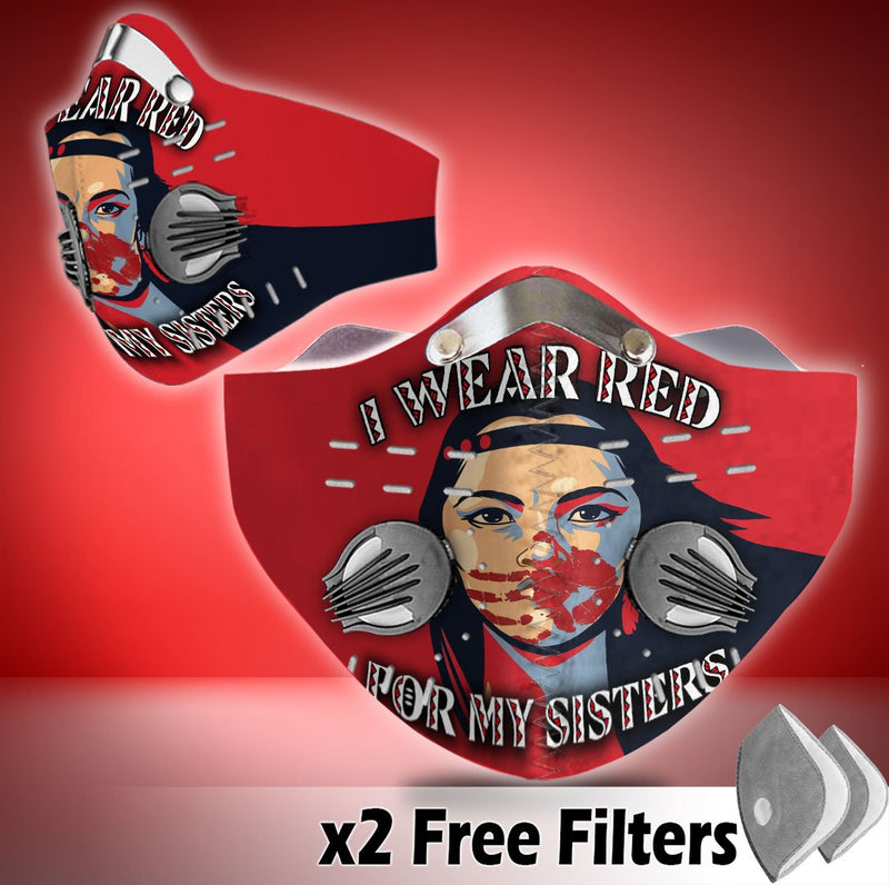 Velcro Mask - I Wear Red For My Sisters - BTG WCS