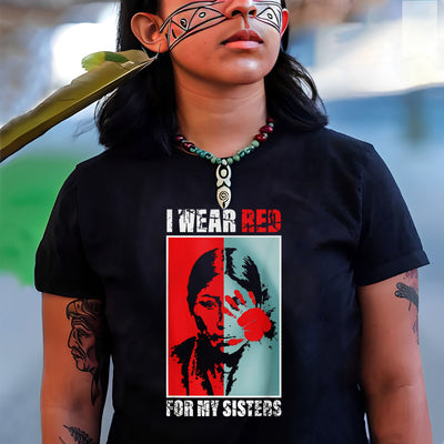 MMIW Awareness Indigenous Red Hand Women Gifts Unisex T-Shirt/Hoodie/Sweatshirt
