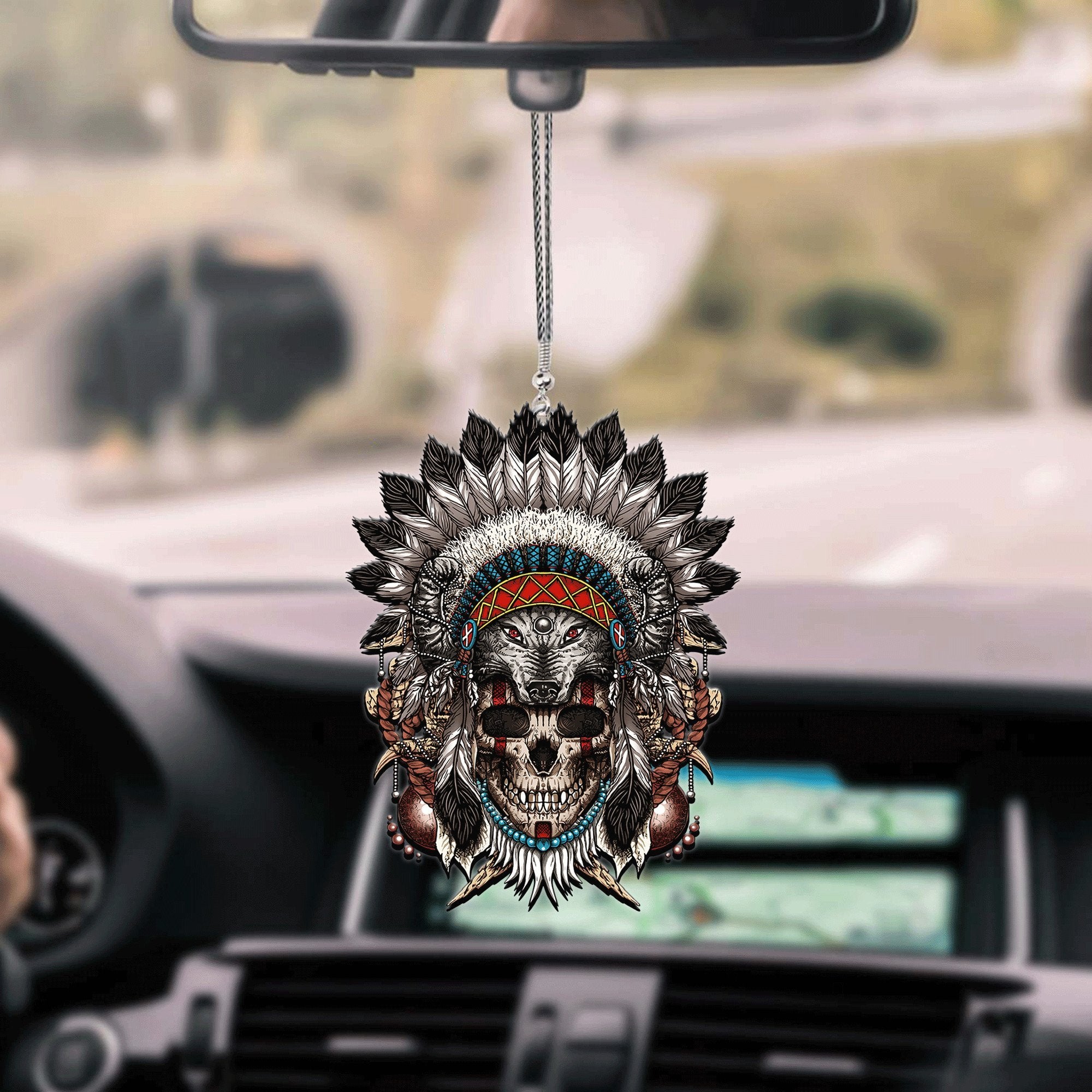 Native American Unique Design Car Hanging Ornament WCS