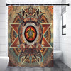 Native American Turtle Pattern Shower Curtains WCS
