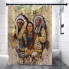 Sitting Bull Shower Curtains WCS