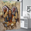 Sitting Bull Shower Curtains WCS