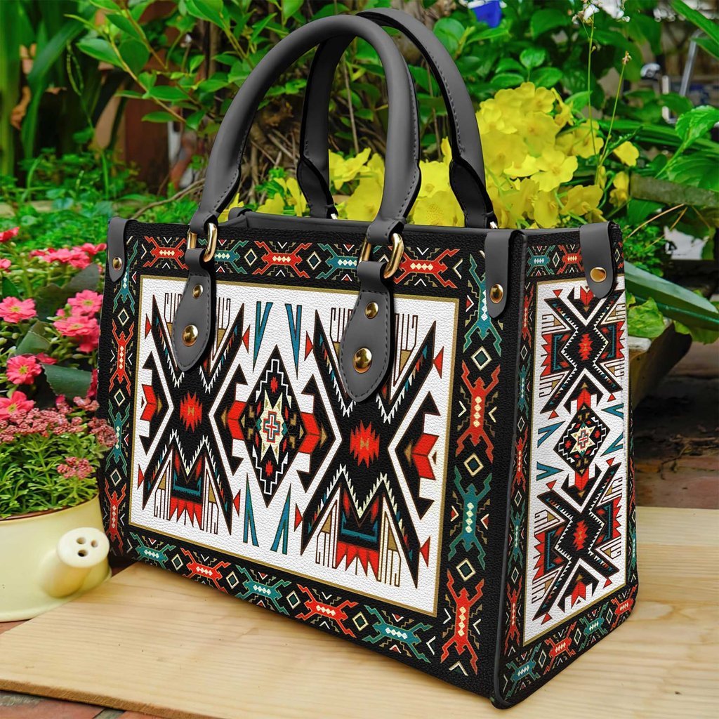 Tribal Colorful Pattern Leather Bag WCS