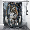 Wolf Native American Shower Curtains WCS