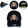 Native Pride Emblem Embroidered Beaded Baseball Cap Patch With Brim Unisex Native American Style