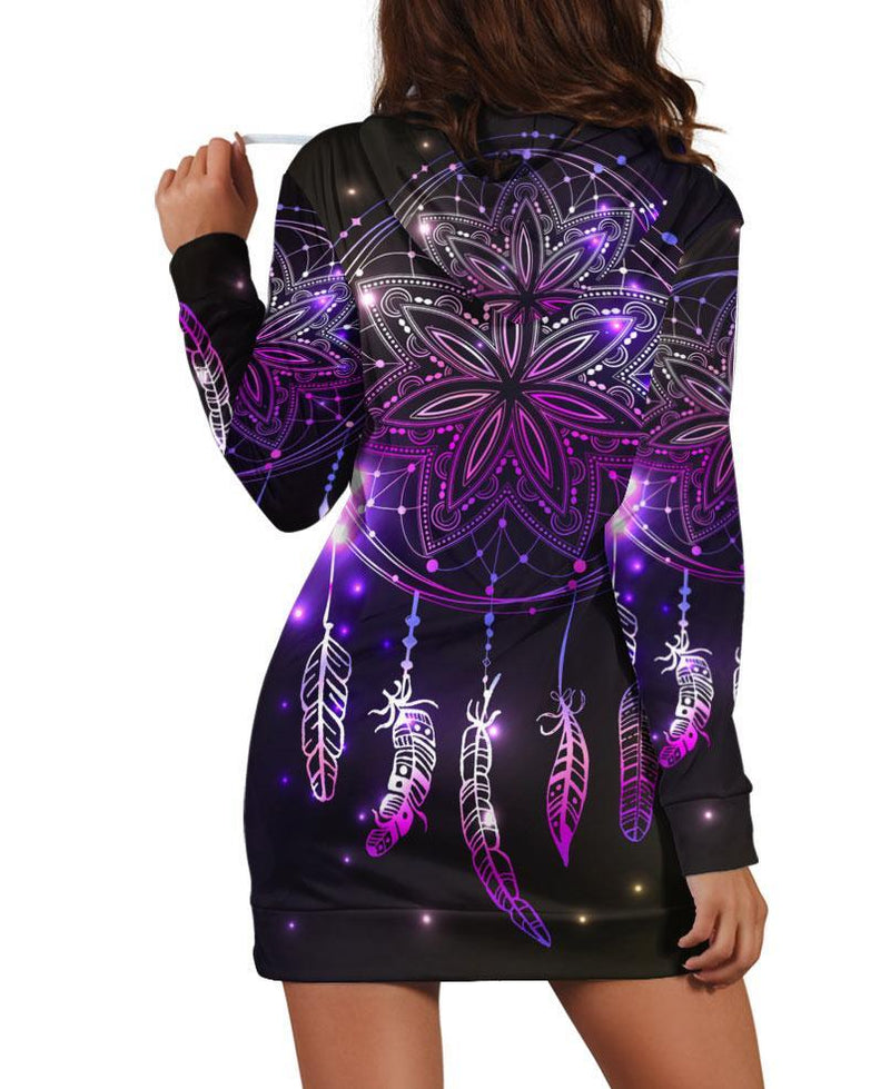 Purple Dreamcatcher Hoodie Dress WCS