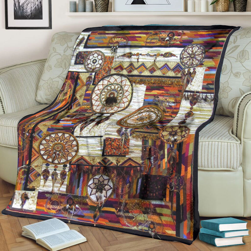 Native Dreamcatcher Fleece Blanket WCS