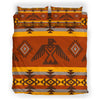 Orange Native Pattern Bedding Set WCS