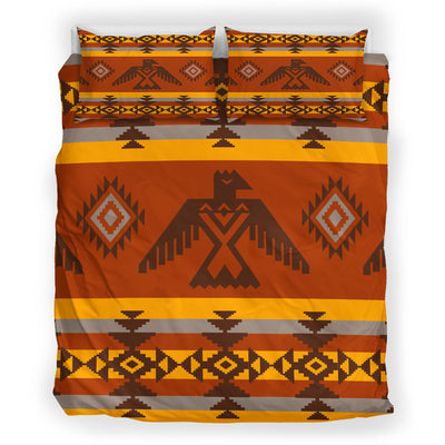 Orange Native Pattern Bedding Set WCS