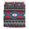 Red Blue Native Pattern Bedding Set WCS