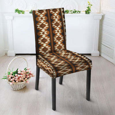 Brown Pattern Culture Design Native American Tablecloth - Chair cover WCS