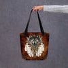 Wolf Native American Tote bag WCS