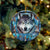 Blue Wolf Native American Ornament WCS