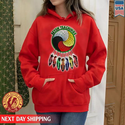 Native American Seven Teachings Truth Love Respect Courage Honesty Humility Wisdom Unisex T-Shirt/Hoodie/Sweatshirt