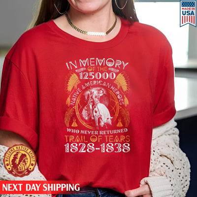 Trail Of Tears 125000 Native American Chief Hat Man Ride Horse Unisex T-Shirt/Hoodie/Sweatshirt