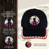 MMIW Indigenous Women Cotton Unisex Baseball Cap With Beaded Patch Brim Native American Style