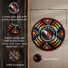 Missing and Murdered Indigenious Women 2 Sunburst Beaded Patch Necklace Pendant
