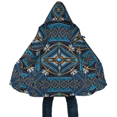 Blue Pattern Native Cloak - Native American Pride Shop
