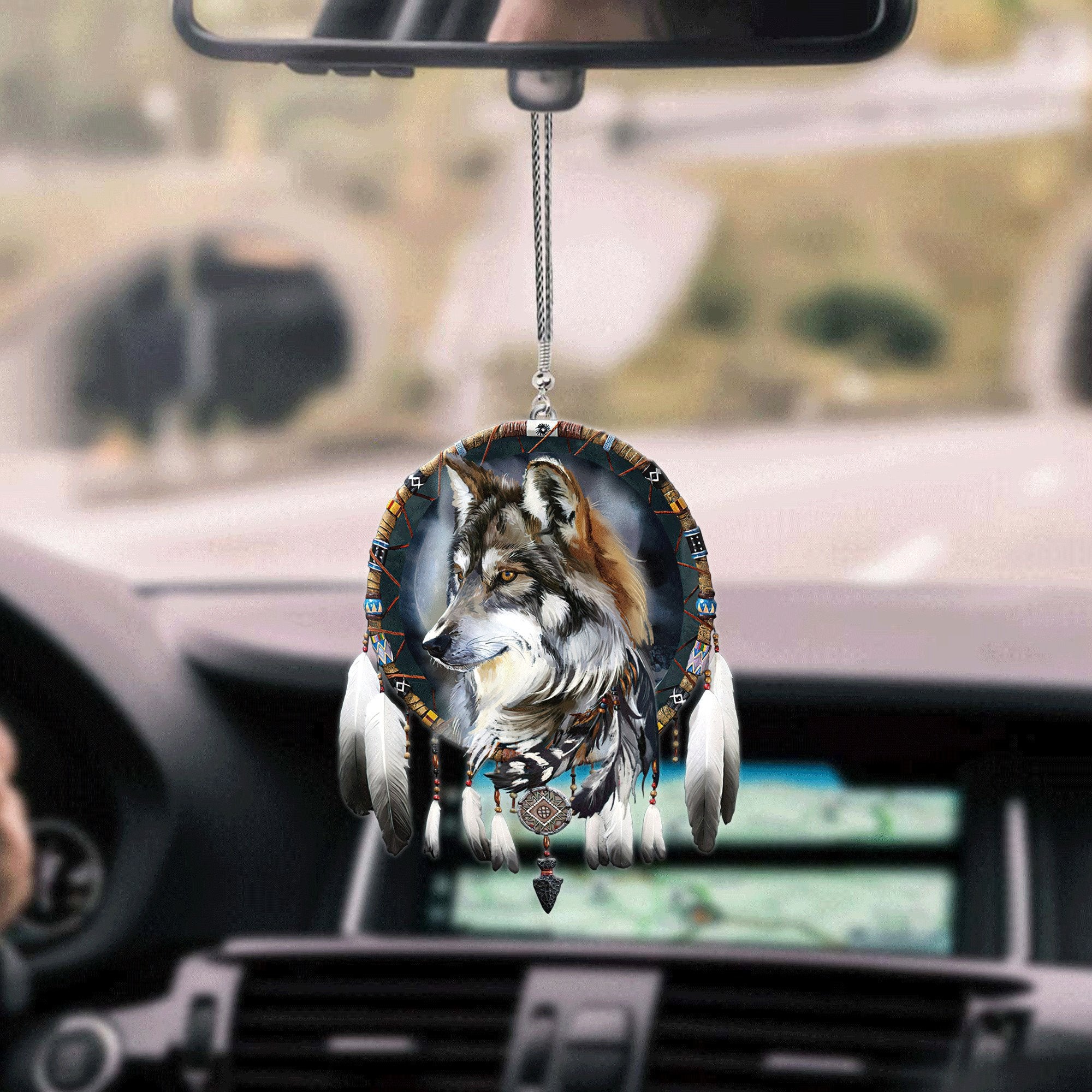 Native American Unique Design Car Hanging Ornament WCS