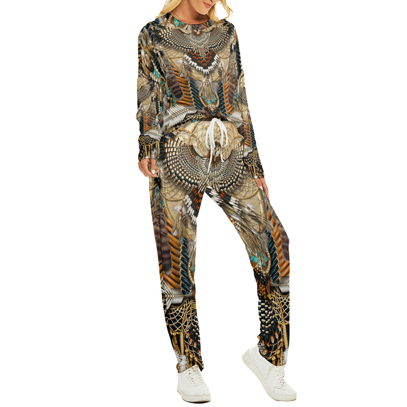 Native American Pattern Women's Pajama Suit WCS