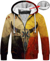 Native Buffalo Skull 3D Hoodie - Native American Pride Shop