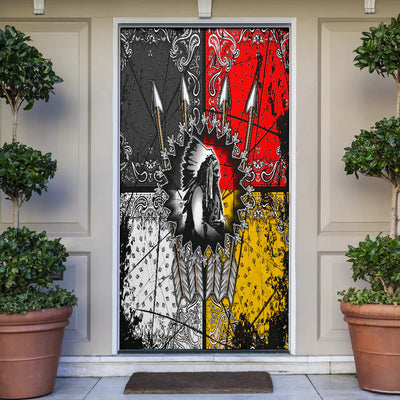 Chief Arrow Native American Door Cover WCS