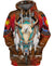 Native Bison Skull 3D Hoodie - Native American Pride Shop