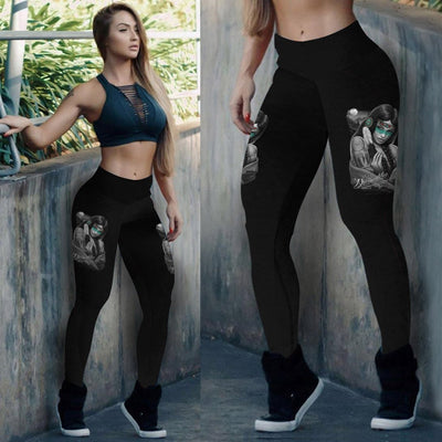 Native Girl Tribes Pattern Hoodie Legging Set WCS