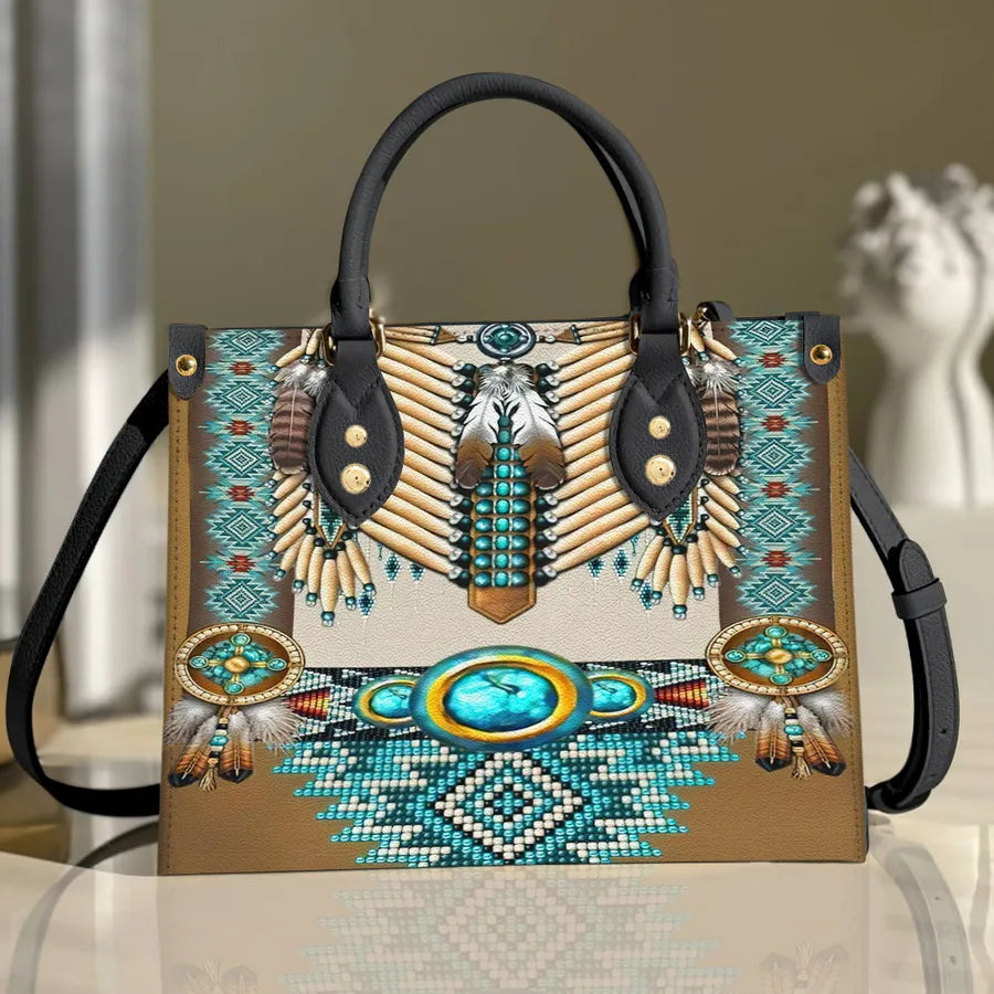 HTC WBA native American leather bag - バッグ