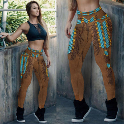 Native Pattern  Dream Catcher Leggings WCS