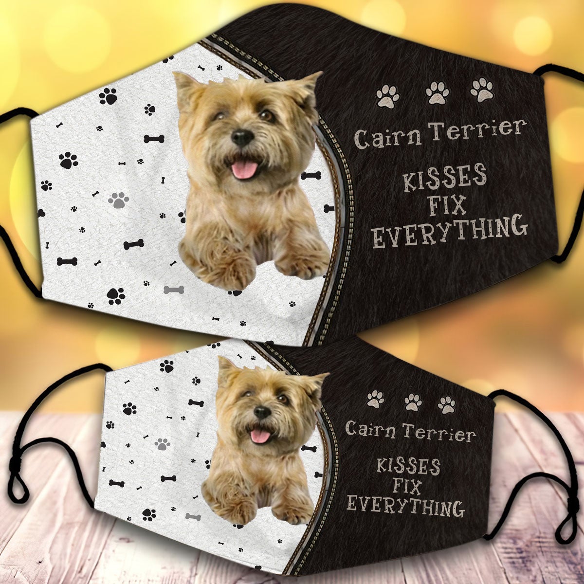 Cairn Terrier Kisses Fix Everything Veil - Animals Kind