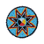 SALE 50% OFF - Medicine Wheel Star Handmade Beaded Patch Necklace