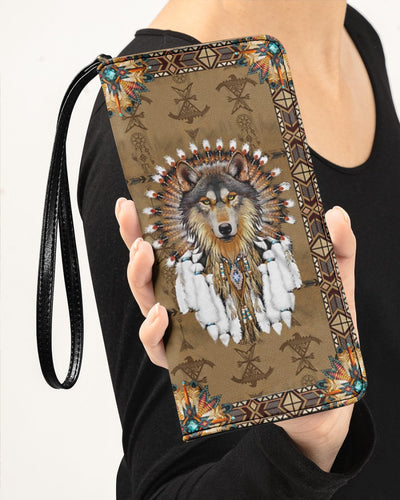 Native American Wolves Womens Clutch Purse 11 WCS