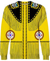 Yellow Native 3D Hoodie - Native American Pride Shop